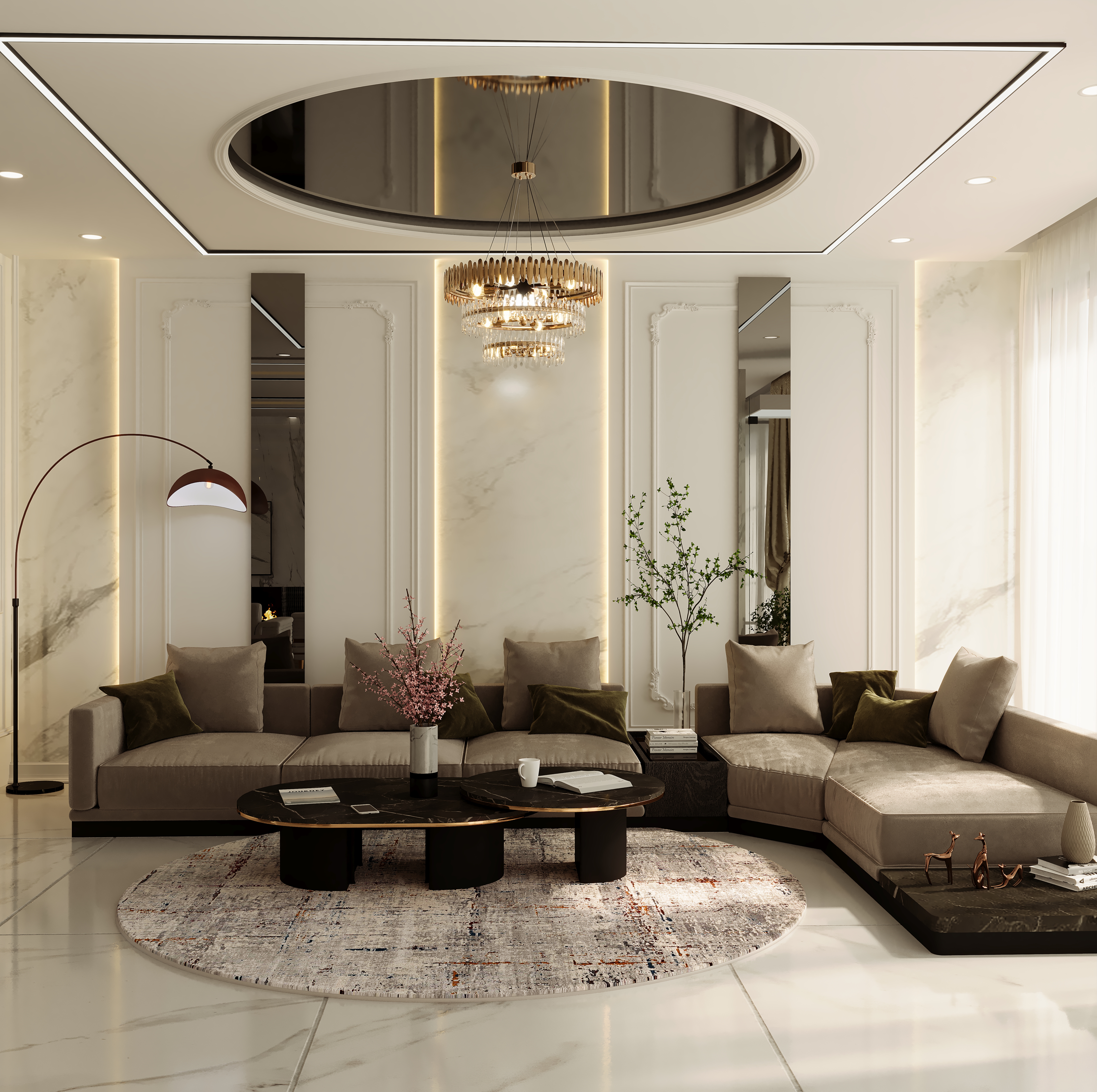 تصميم داخلي فاخر